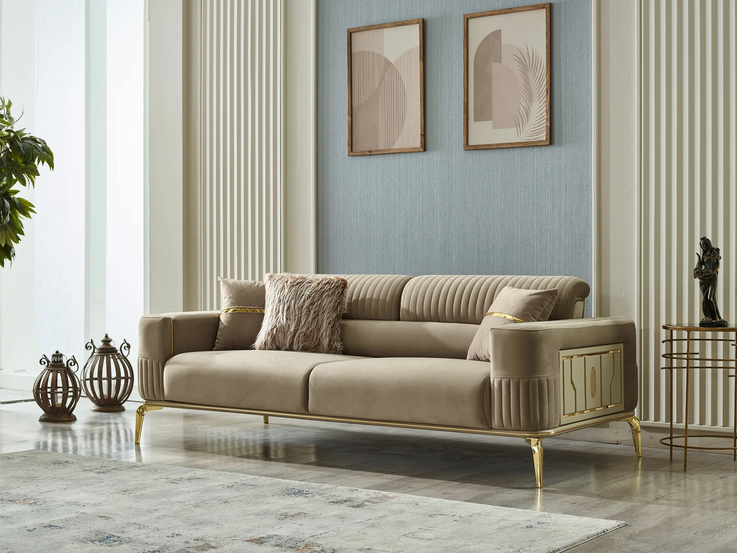 Dizani Gold Sofa Set