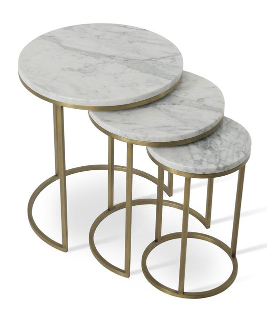 3 PC Round Nesting Table