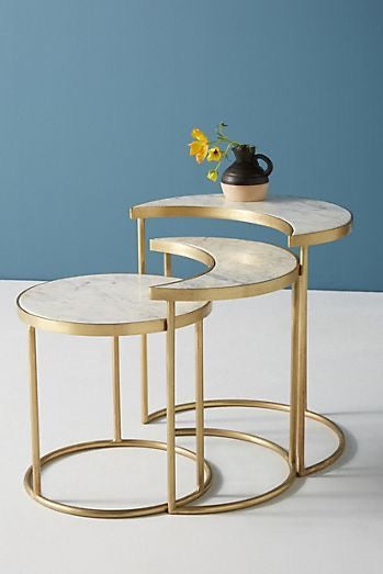 Moon-Shape 3Pc Nesto Table