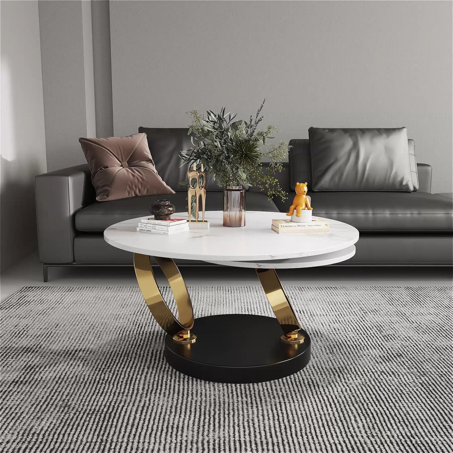 Double Ring Center Table